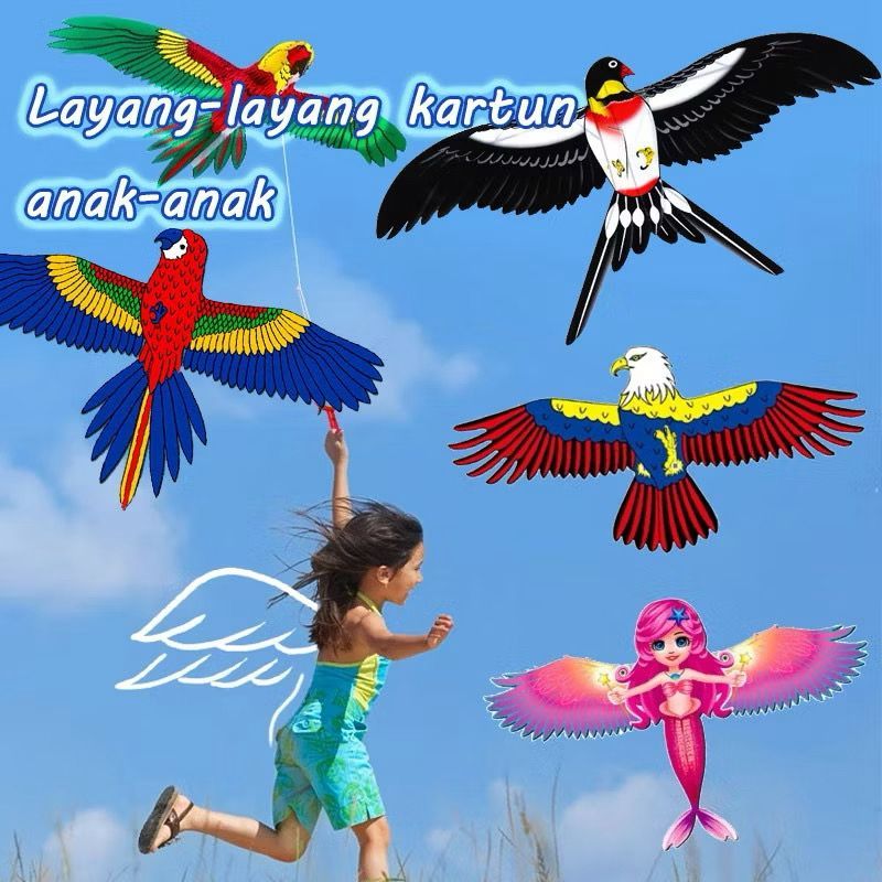 ~ HM8 ~ Layang-layang Pancing Genggam Kartun / Layang-layang Hias / Layang-layang Dinamis Pancing / 