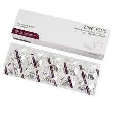 Zinc Plus STRIP 10 Tablet - Vitamin & Suplemen Untuk Mencegah Jerawat & Penuaan Dini