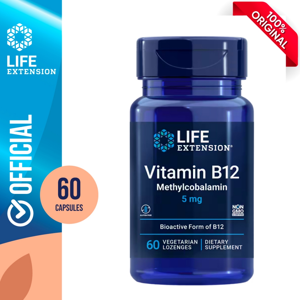 Life Extension Vitamin B12 Methylcobalamin, Nerve Health Supplement, Cognitive Support, Energy Vitam