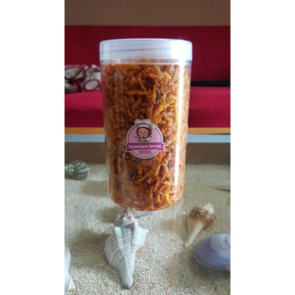 Kentang mustofa 2 toples ukuran 1000 ml