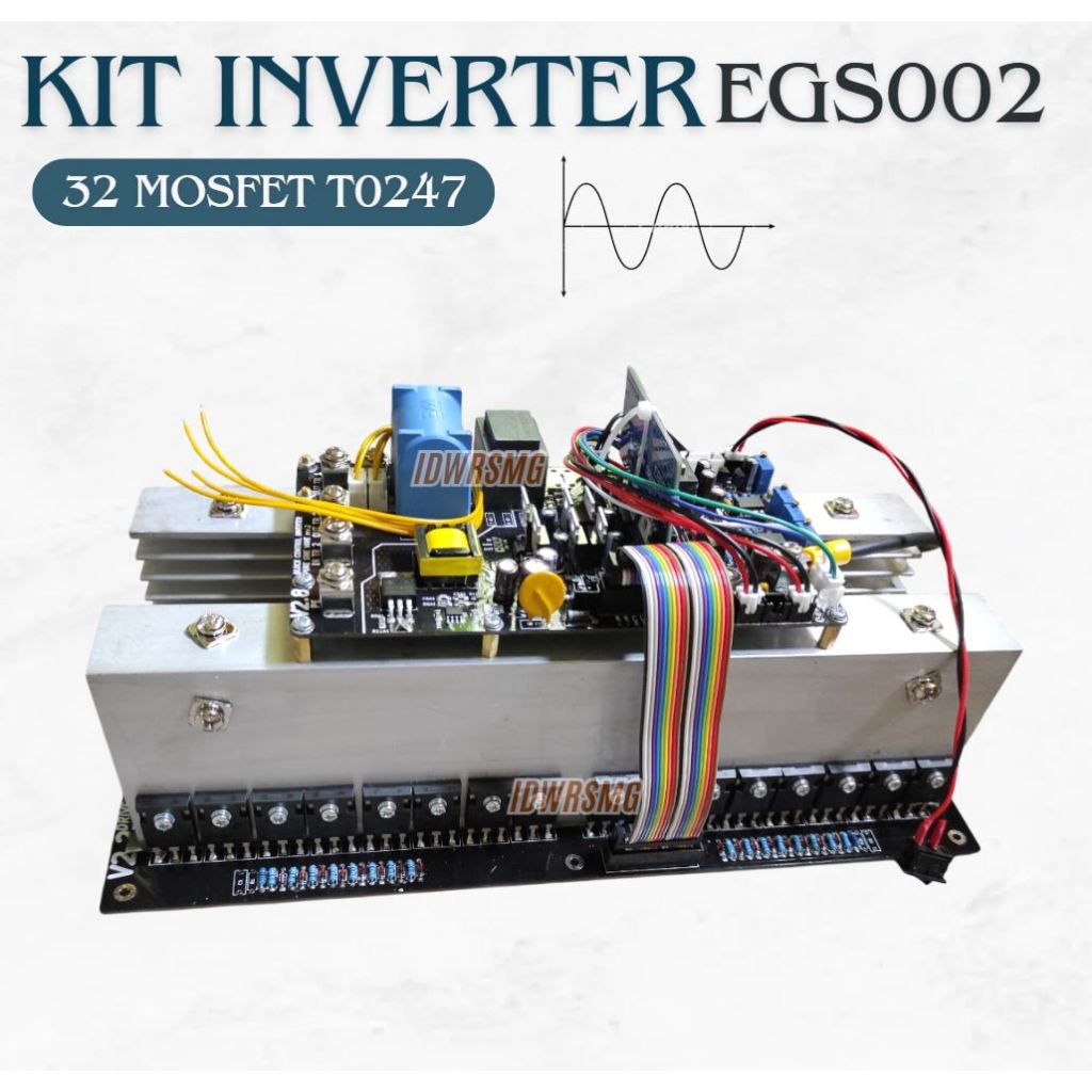 INVERTER DC to AC PSW EGS002 32MOSFET TO247 DOUBEL POWER Low Frequency 48V 7000W 8000W 10000W