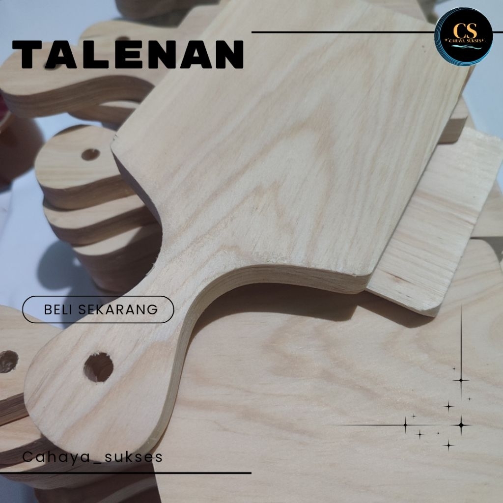 Talenan Kayu Kecil /Talenan Kayu Gagang