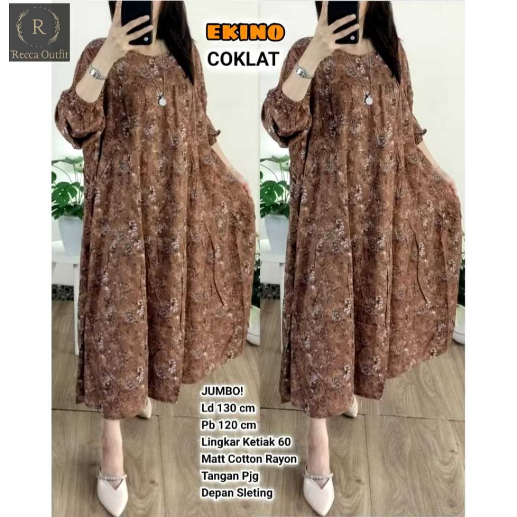 TUNIK OVERSIZE WANITA LENGAN KERUT KATUN RAYON MOTIF TERBARU PAKAIAN WANITA BAJU ATASAN KOREAN STYLE