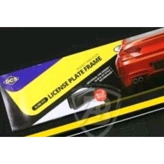 cover plat nomer mobil Tatakan plat nomer mobil DCS universal(untuk mobil)