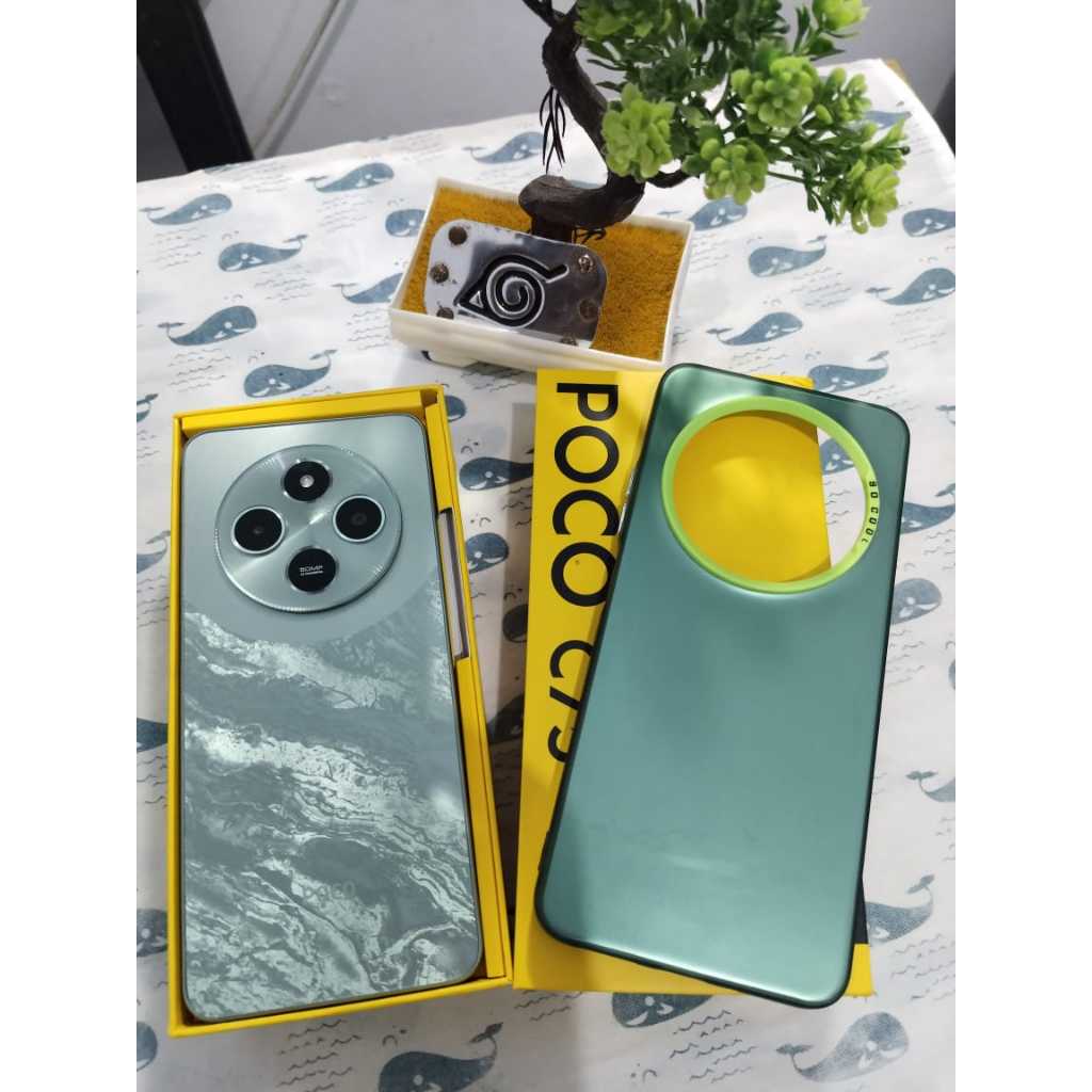 POCO C75 8/256GB HP BEKAS SECOND FULLSET baru 4bulan