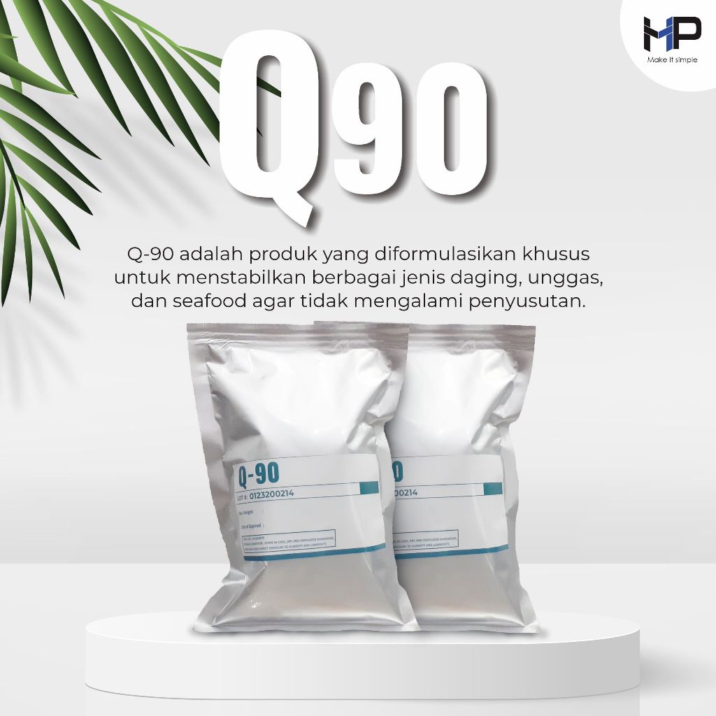 Pengempuk daging Q90 - Pencegah daging susut | Bumbu marinasi membuat ayam, bebek, dll lebih empuk