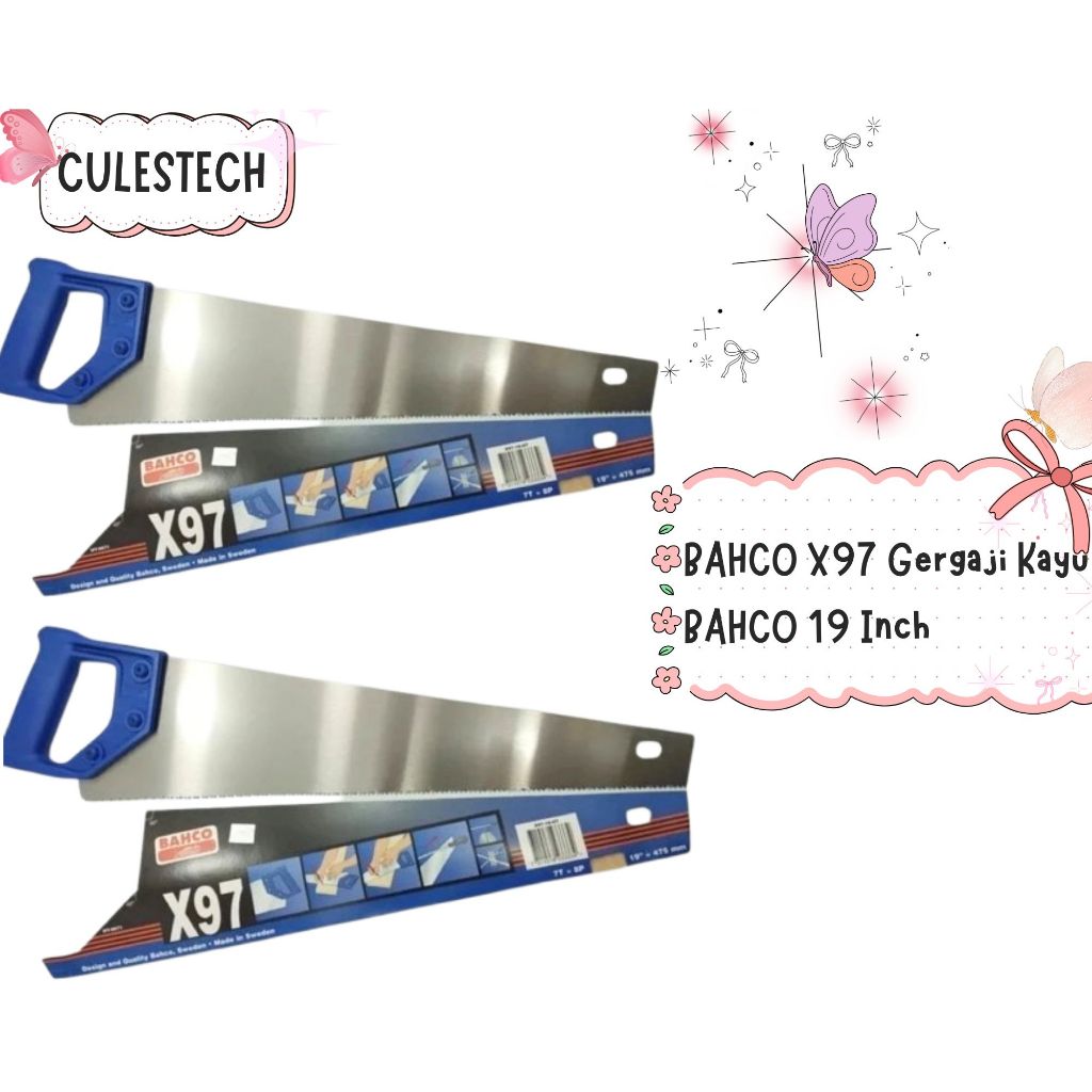 BAHCO X97 Gergaji Kayu BAHCO 19 Inch - BAHCO Handsaw X97 Original