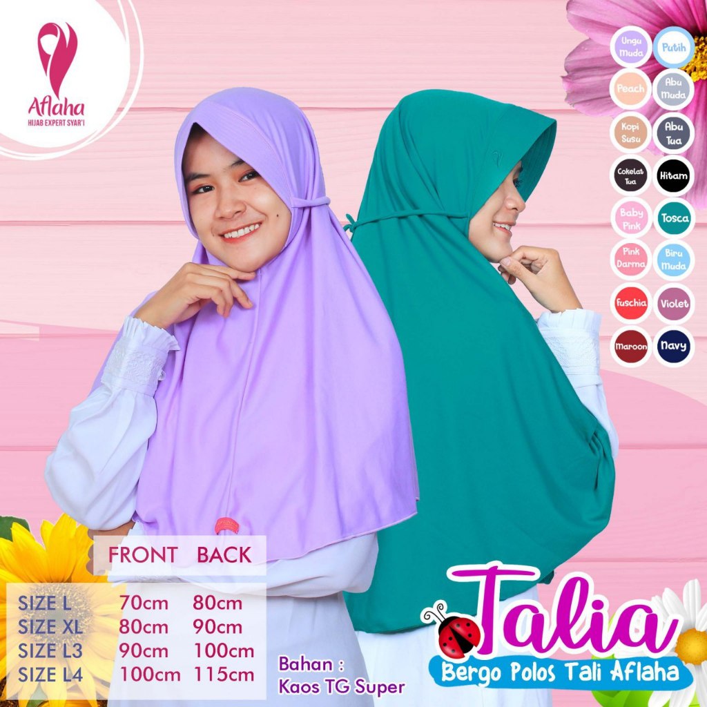 Jilbab Kaos TALIA _  AFLAHA