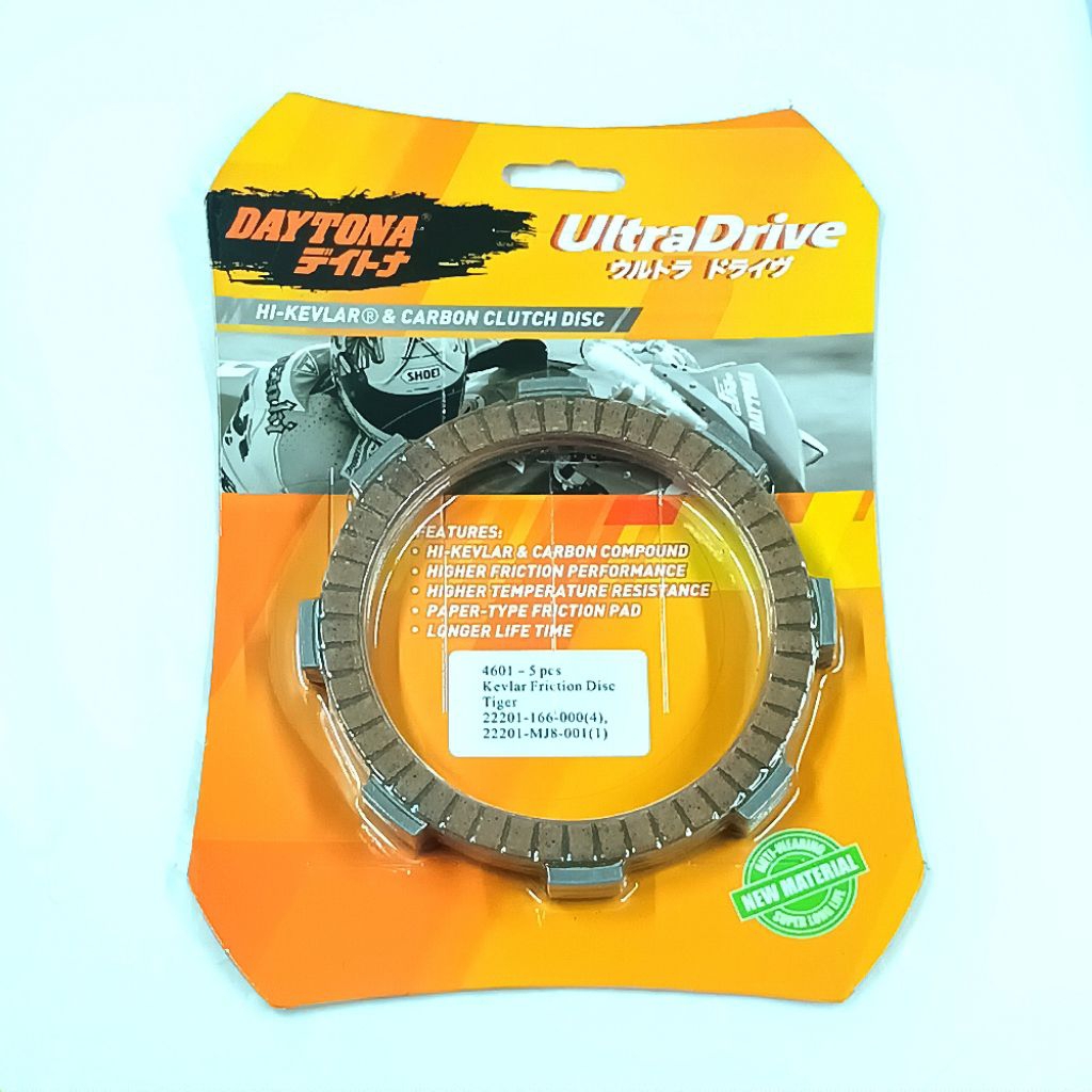 Kampas Kopling Daytona Kevlar Tiger