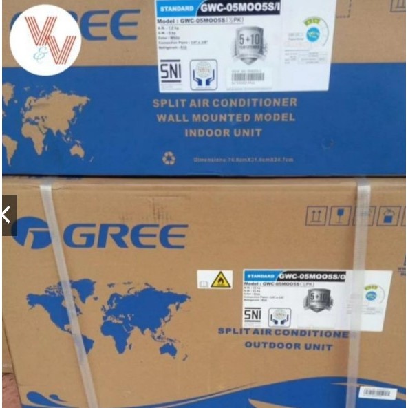 AC Gree 1/2 PK GWC 05M005S/A STANDARD SERIES BANJARMASIN