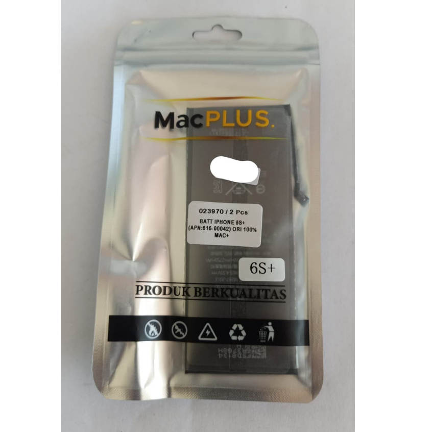BATERAI/BATTERY IPHONE 6S+ (APN:616-00042) ORI