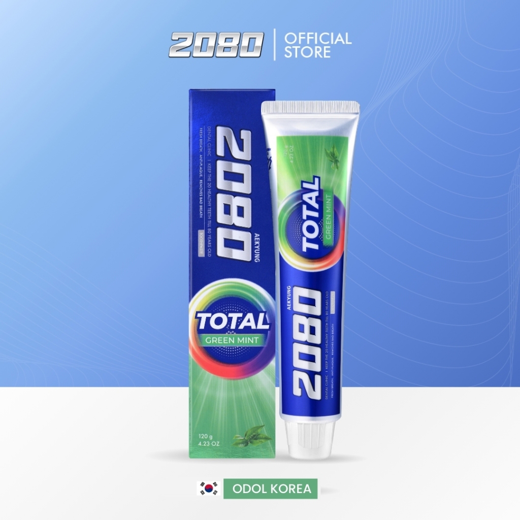 Aekyung 2080 Total Green Mint Toothpaste