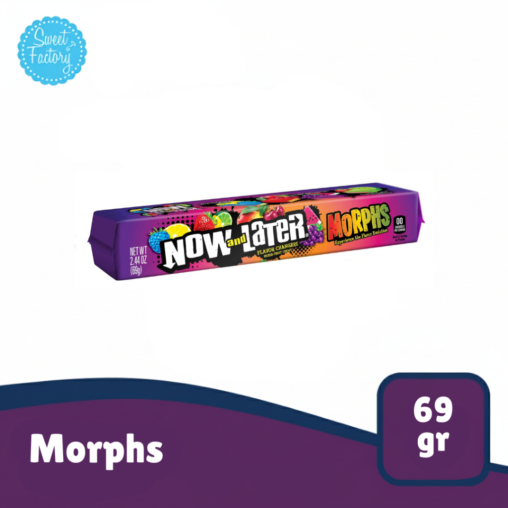 

Now & Later Chewy Candy Permen Kenyal Import USA