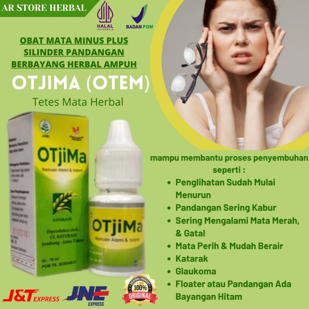 Naturaid Item Otjima Obat Tetes Mata Herbal Alami 100% Mata Minus/Rabun Jauh/