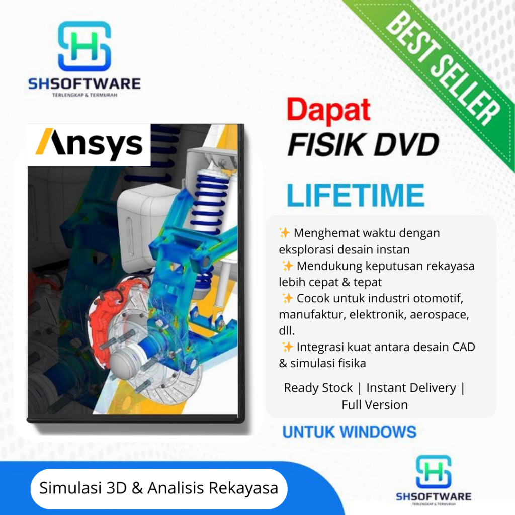 ANSYS Discovery Ultimate Full Version – Software Simulasi 3D & Analisis Rekayasa