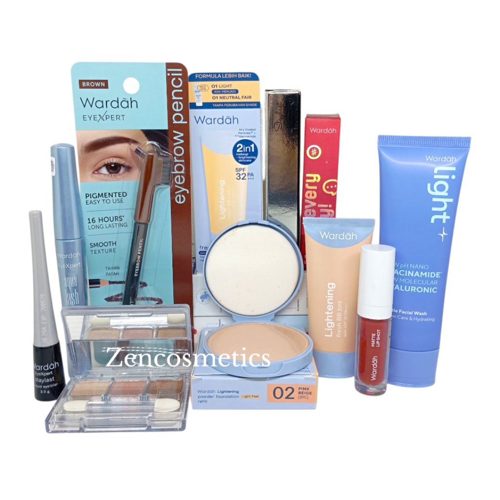 Wardah Make Up Lengkap Seserahan/Paket Kosmetik Make Up Wardah/Wardah