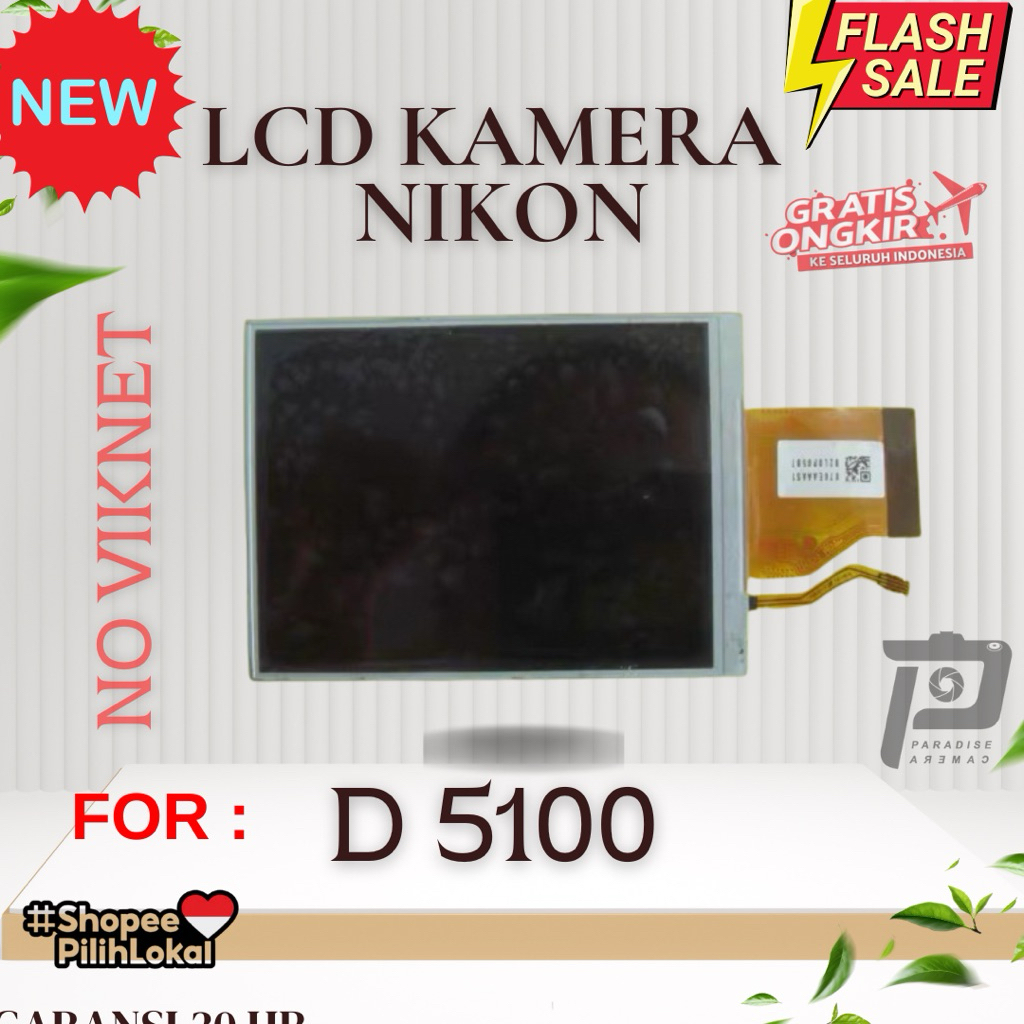 LCD Kamera Nikon d3100 Original 100% Bergaransi