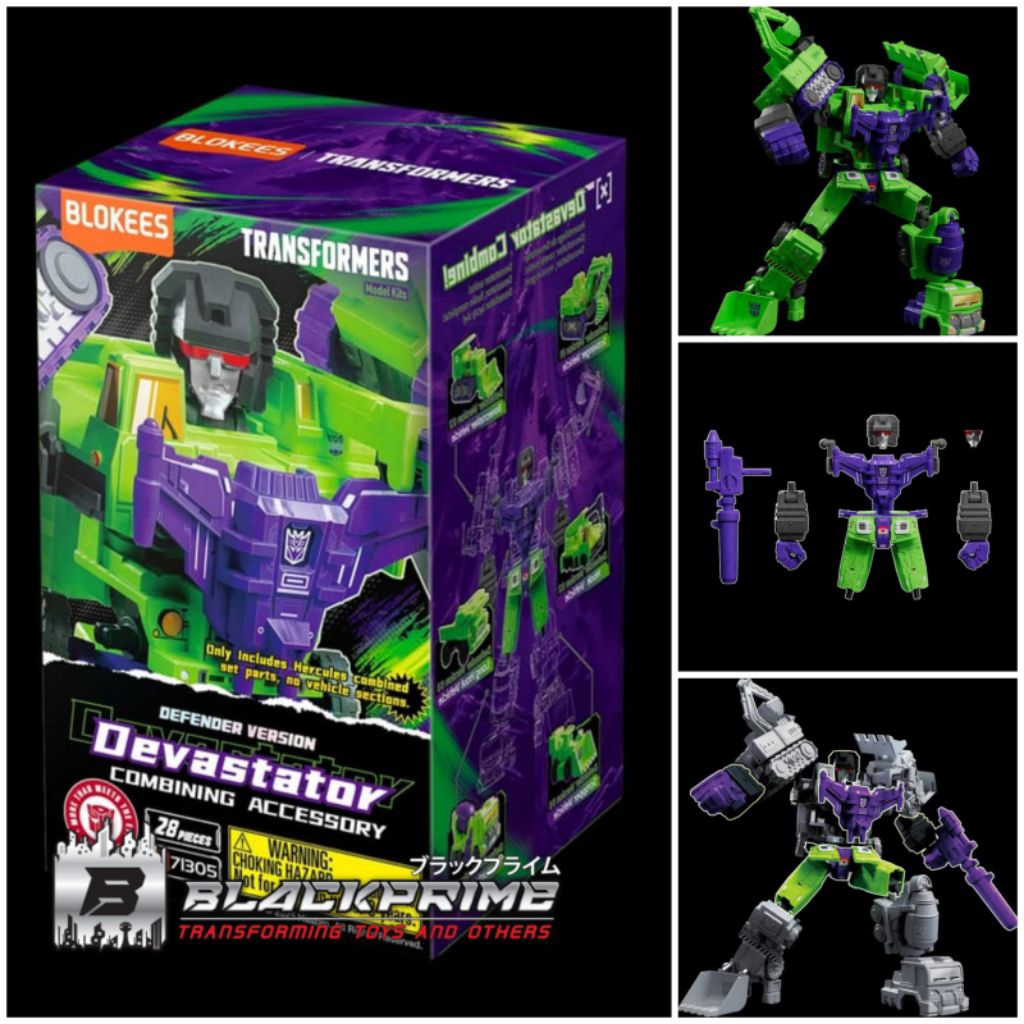 Blokees Devastator Connector part transformers devender version model kit