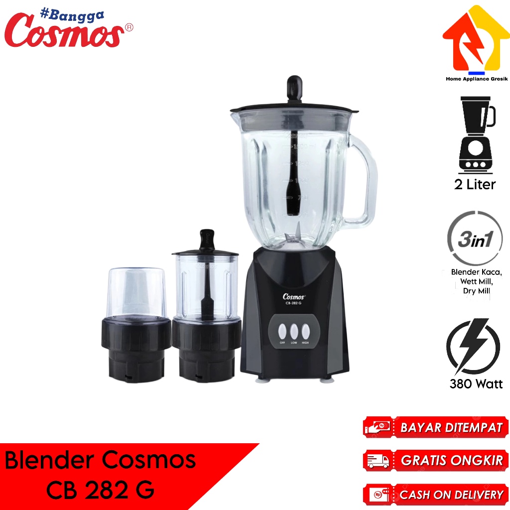 Blender Cosmos CB 282 G Kaca / Cosmos Blender CB282G Kaca