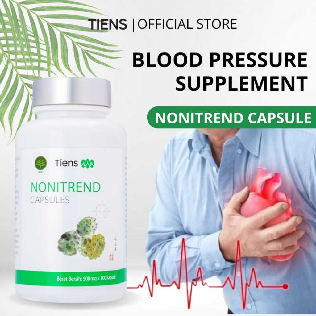 OBAT DARAH TINGGI AMPUH TURUNKAN TEKANAN DARAH TINGGI DAN KOLESTROL SUPPLEMENT NONITREND CAPSULE ORI