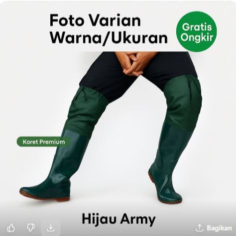 Sepatu | Sepatu Boots Pria | Sepatu Karet