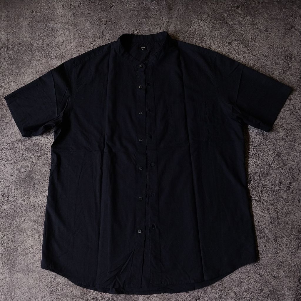 KEMEJA SHANGHAI UNIQLO "NAVY" [ Original ]