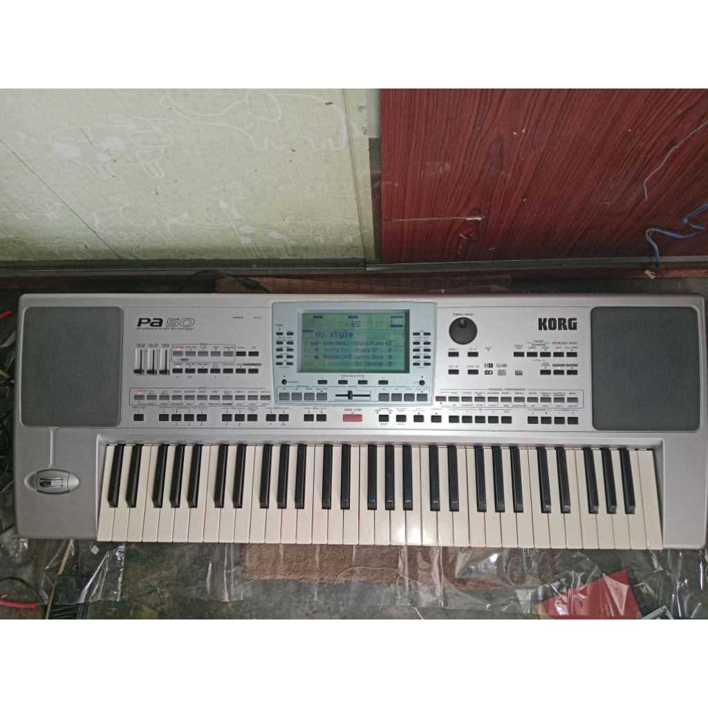 PART KEYBOARD KORG PA50 DISKET /SIAP CINCANG Ready Kesing atas bawah, tuts Set tinggal pasang, Layar