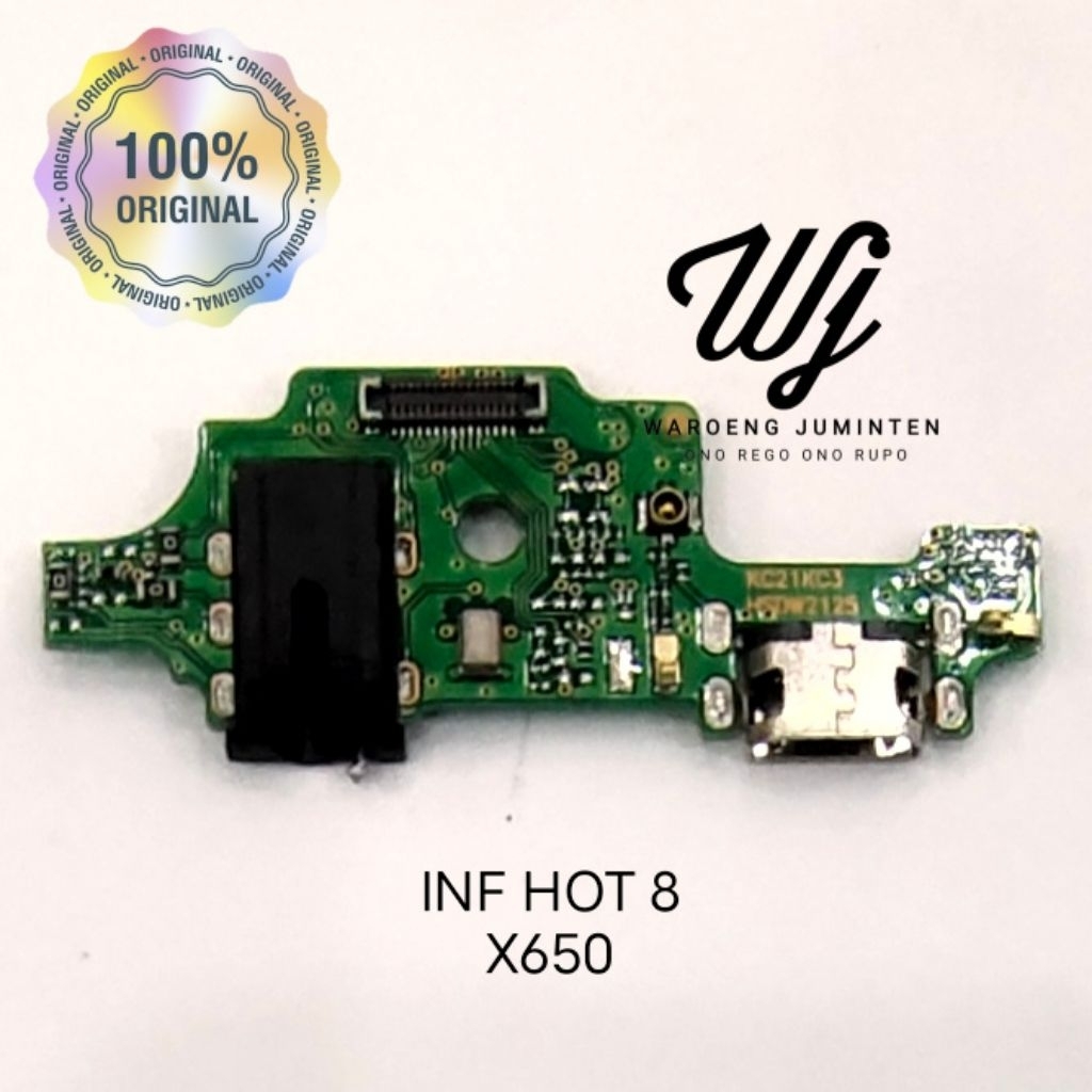 BOARD CAS INFINIX HOT 8 / X650 / KONEKTOR CAS INFINIX HOT 8 / PCB BOARD CHARGER INFINIX X650 ORIGINA