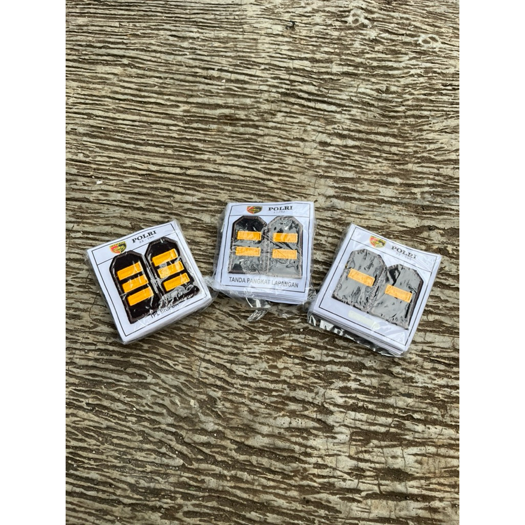 PANGKAT POLRI TPL TANDA PANGKAT LAPANGAN POLRI BORDIR
