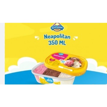 campina ice cream neopolitan 350ml