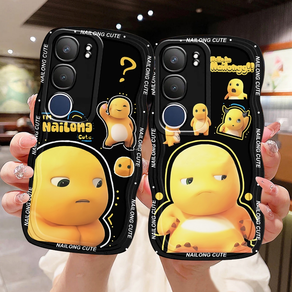 RY452 Case Gelombang Oppo A5i A3X A5i A38 A18 A58 A78 A15 A16 A17 A57 2022 Case  Motif Nailong Viral