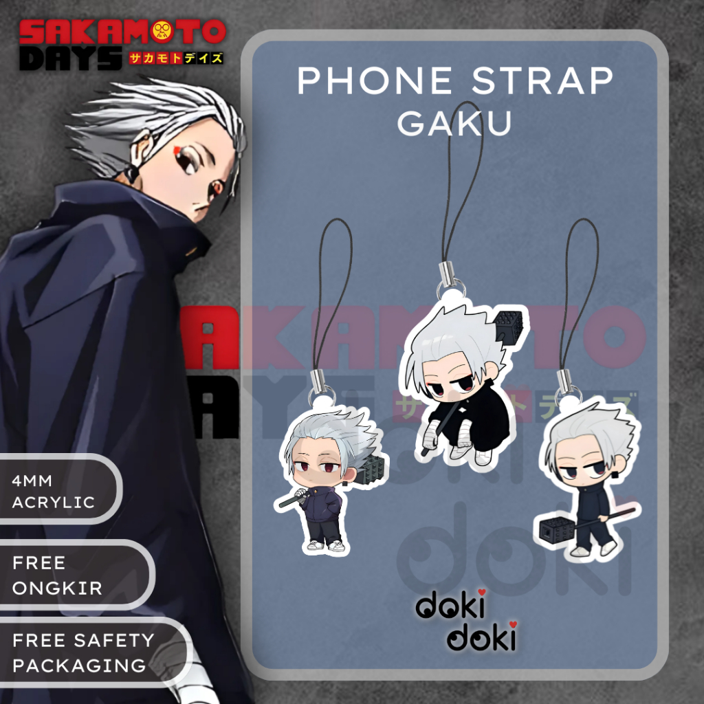 PHONE STRAP HP ANIME GAKU ANIME SAKAMOTO DAYS