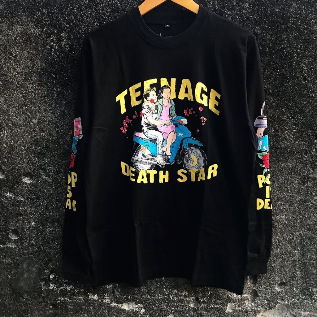 TEENAGE DEATH STAR - POP IS DEAD LONG SLEEVE BLACK
