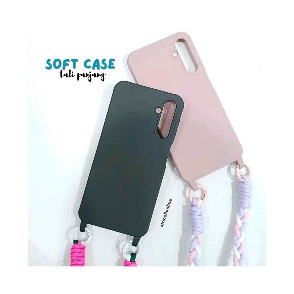 Case SAM A14 A15 A24 A25 A34 Softcase Crossbody braid tali kepang