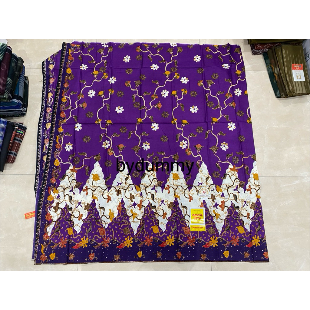 Kain Panjang Sewek Jarik Batik Pekalongan Unggul Jaya mAdura jaya warna ungu grosir murah bisa serag