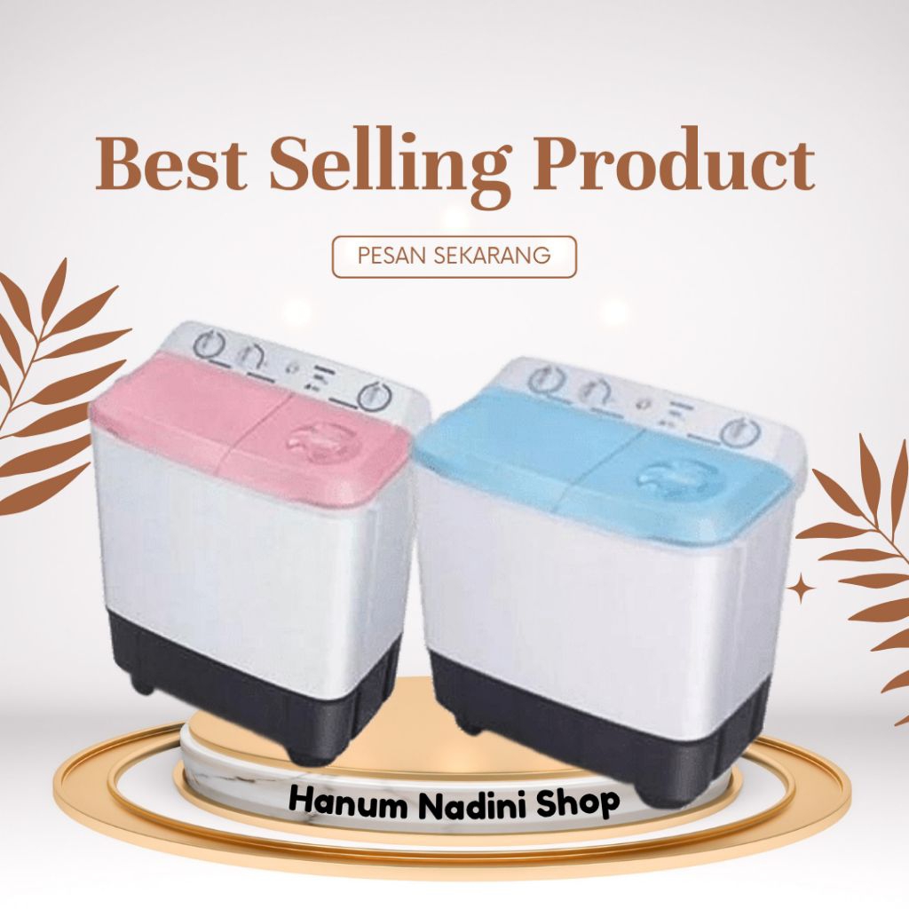 Mesin Cuci 2 Tabung Sanken 9 Kg