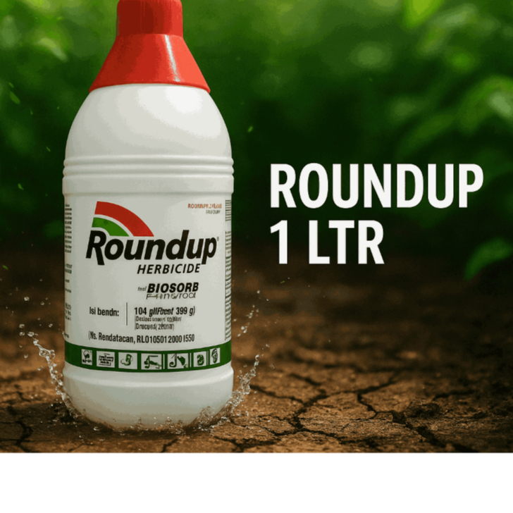 |P2| Roundup 486sl 1 Liter Herbisida Obat Pembasmi Rumput Liar