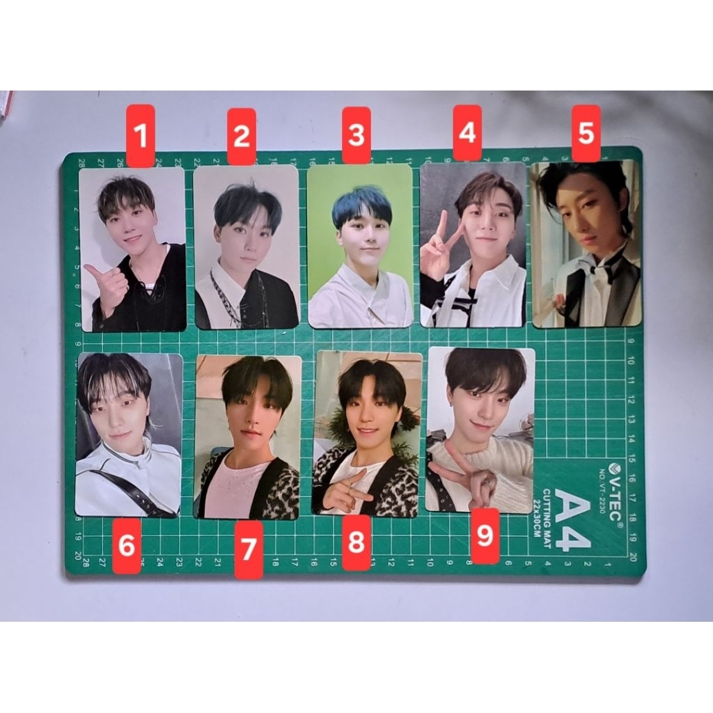OFFICIAL PHOTOCARD SEUNGKWAN THE8 DINO FACE THE SUN YMMD FML ATTACCA