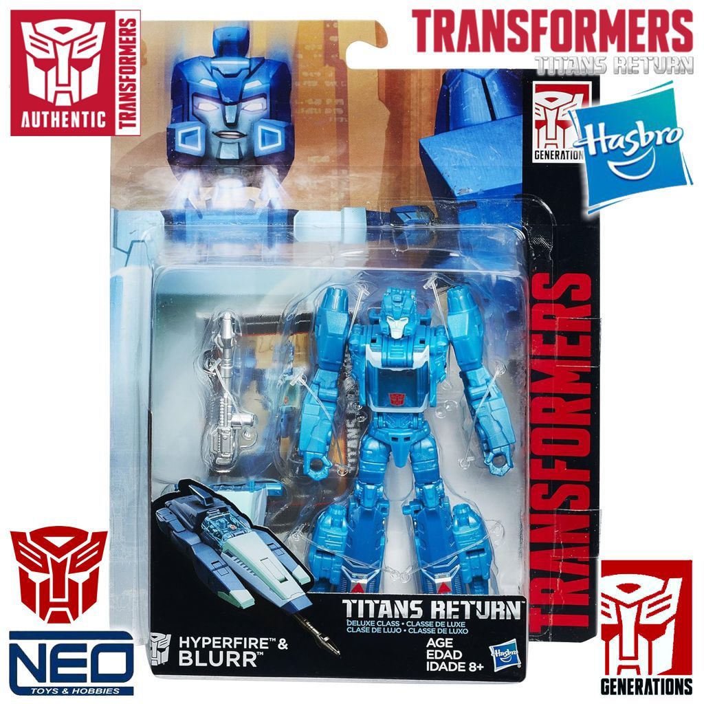 Transformers TITANS RETURN "Hyperfire & Blurr" Deluxe Class