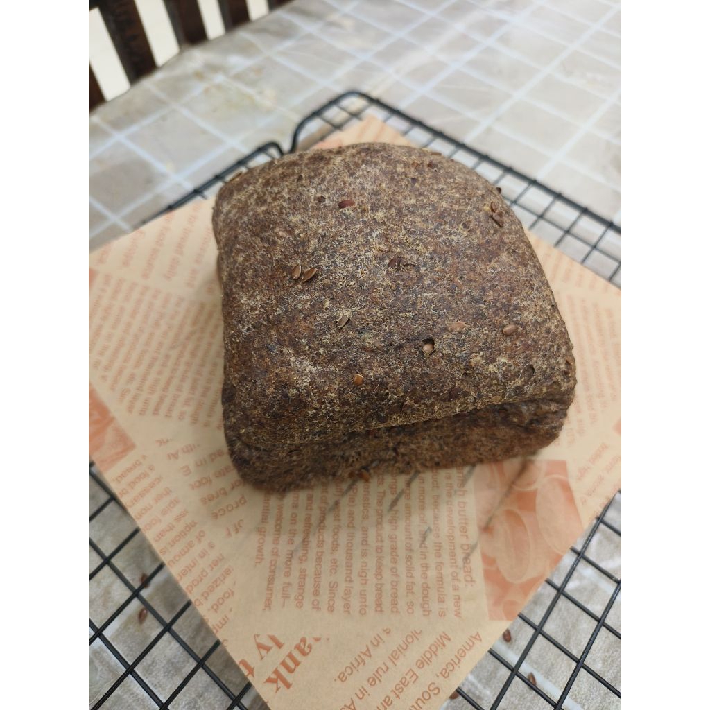 Brown Flaxseed Bread / Roti Keto Flaxseed