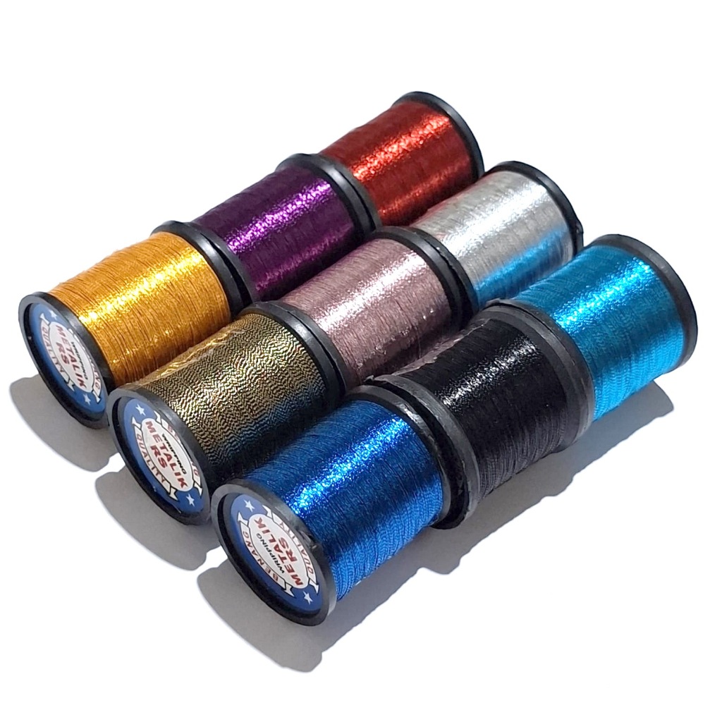 benang wrap tipe metalik wraping joran lilit tipe metalic| tali joran | benang joran | benang pancin