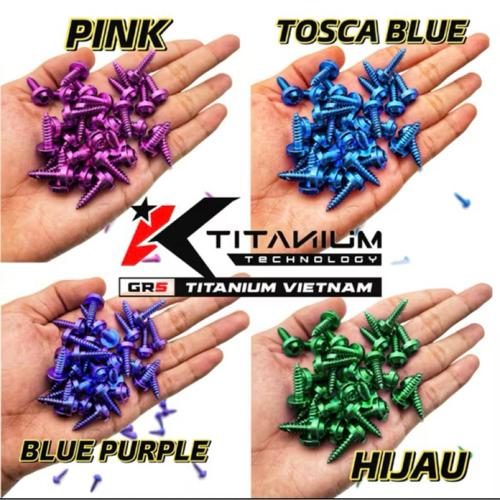 BAUT BODY TITANIUM UNTUK MOTOR HONDA