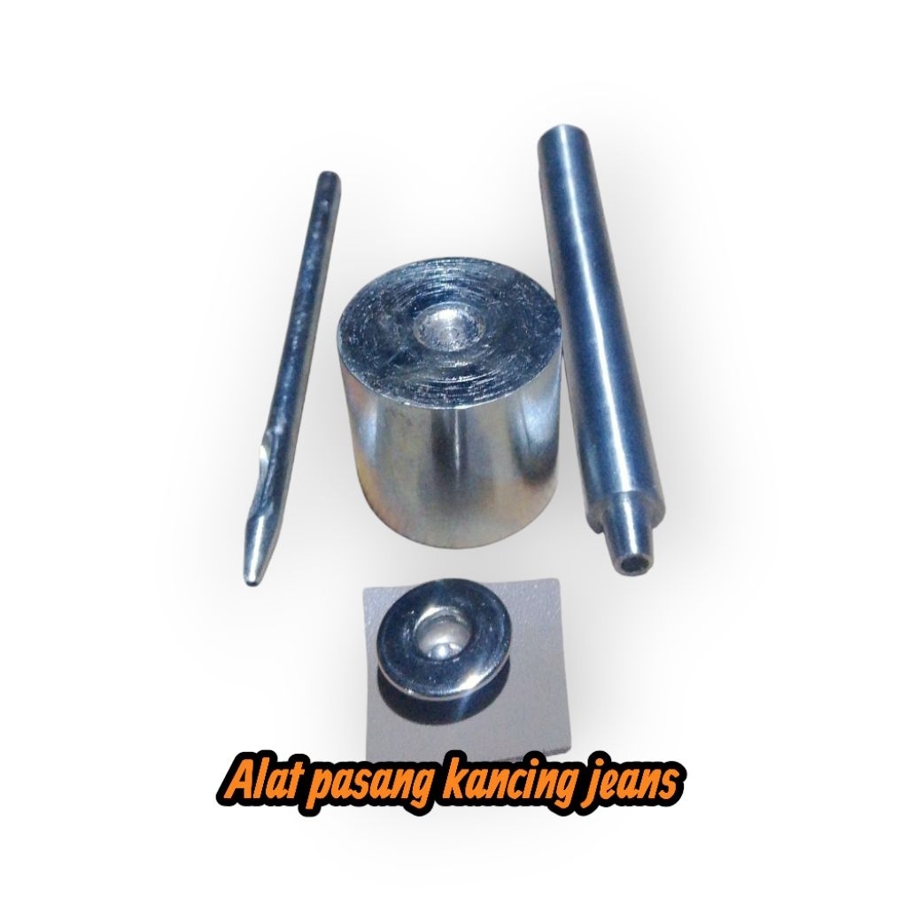 Alat pasang kancing jeans 17mm goyang motif donat 1set