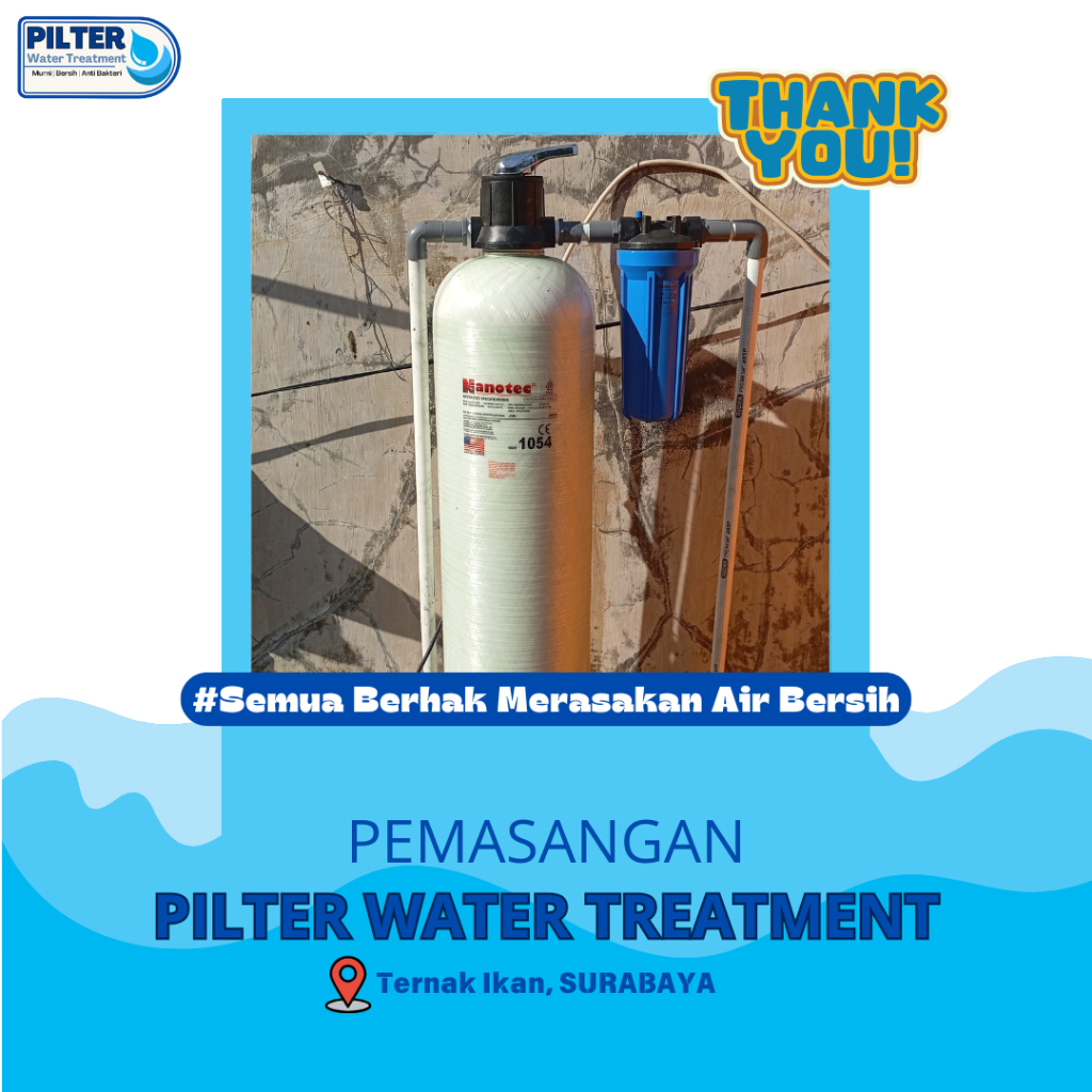 FRP 1054 Tabung Filter Nanotech + 3 way valve