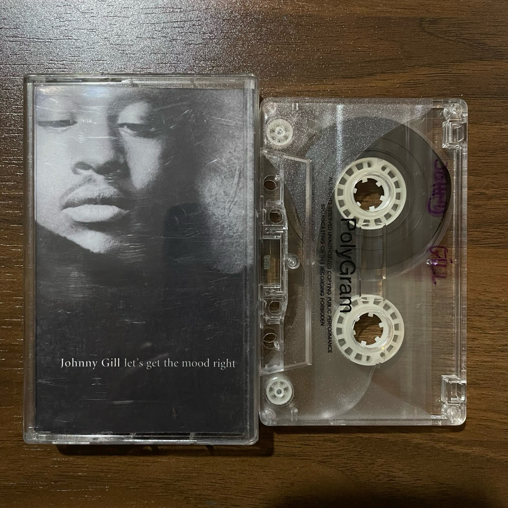 Kaset pita - Johnny Gill - Let's get the mood right