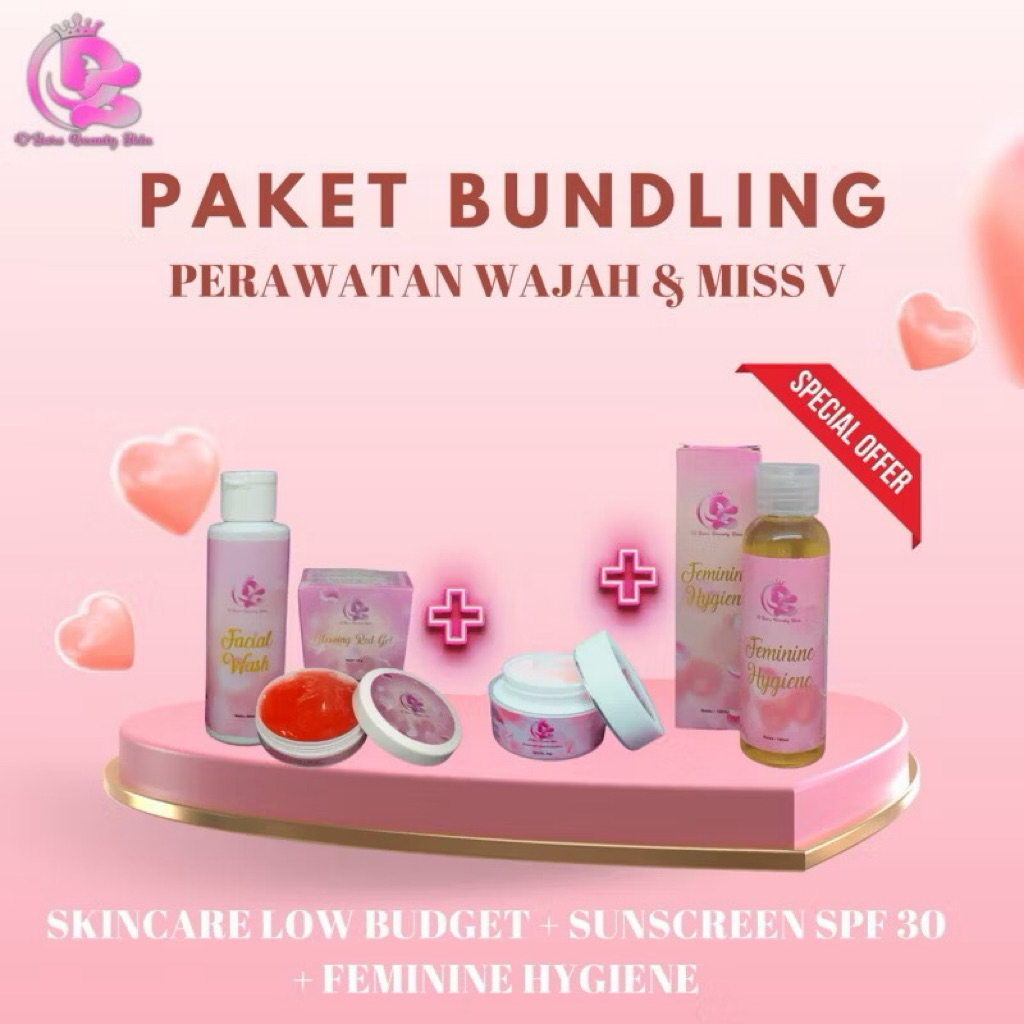 Dsars facial wash & redgel + Dsars Sunscreen Spf30 + Dsars Feminine Hygiene