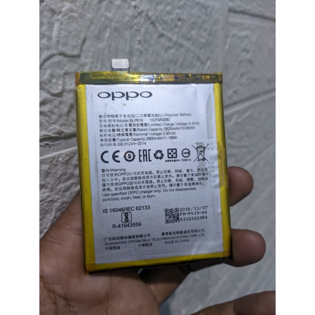 BATRE CABUTAN OPPO A39/A57 ORIGINAL