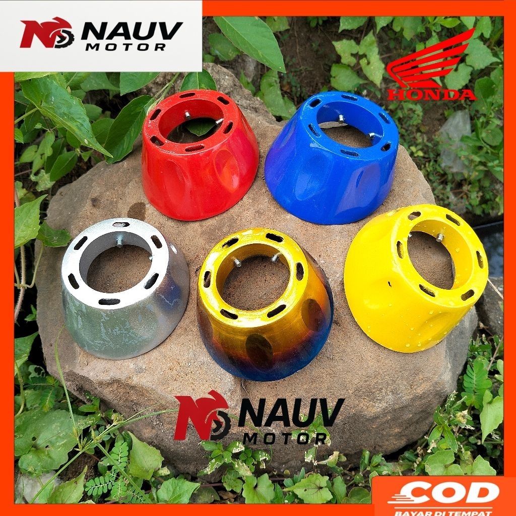 END MUFLER VARIO CORONG KENALPOT VARIO 125 VARIO 150 MIO TUTUP KNALPOT MUFLLER KNALPOT CORONG VARIO