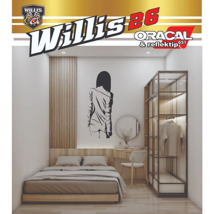 Cod wall Cutting Stiker keren Gambar Tempel Stiker Vinyl Keren Gadis Seksi Super Panas stiker dindin