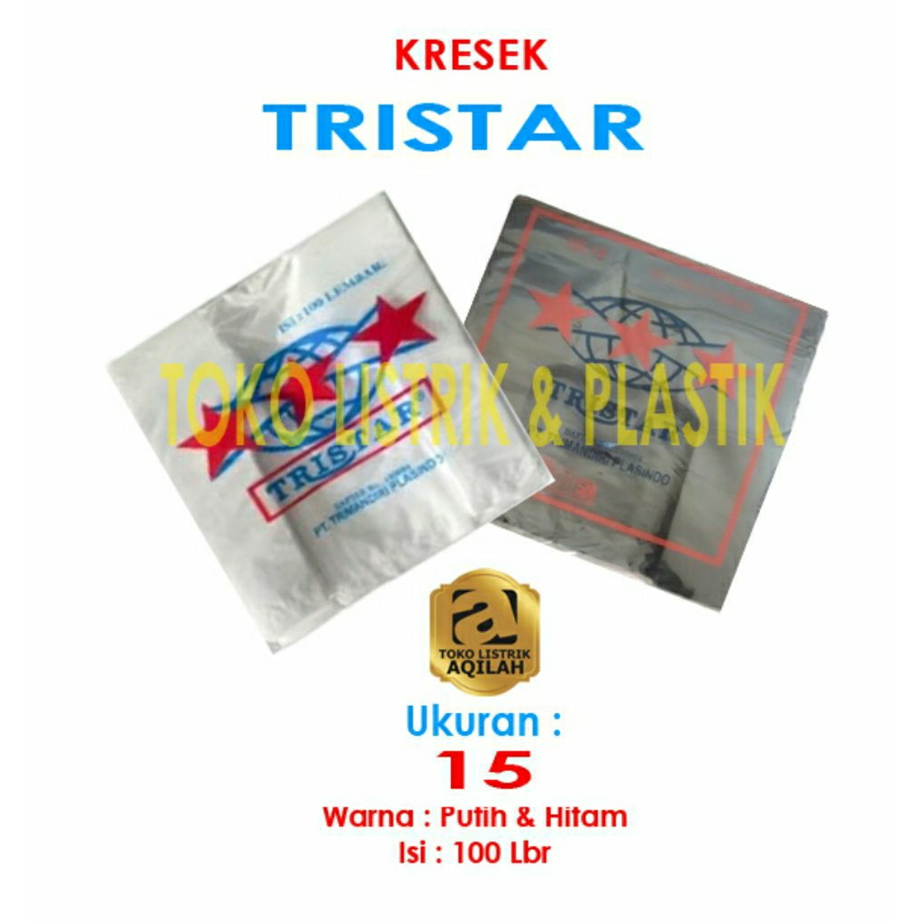 Kantong Kresek Tristar / Kantong Plastik / Plastik /  Kresek